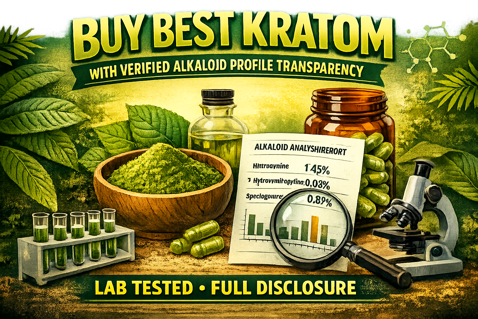 Buy Best Kratom With Verified Alkaloid Profile Transparency