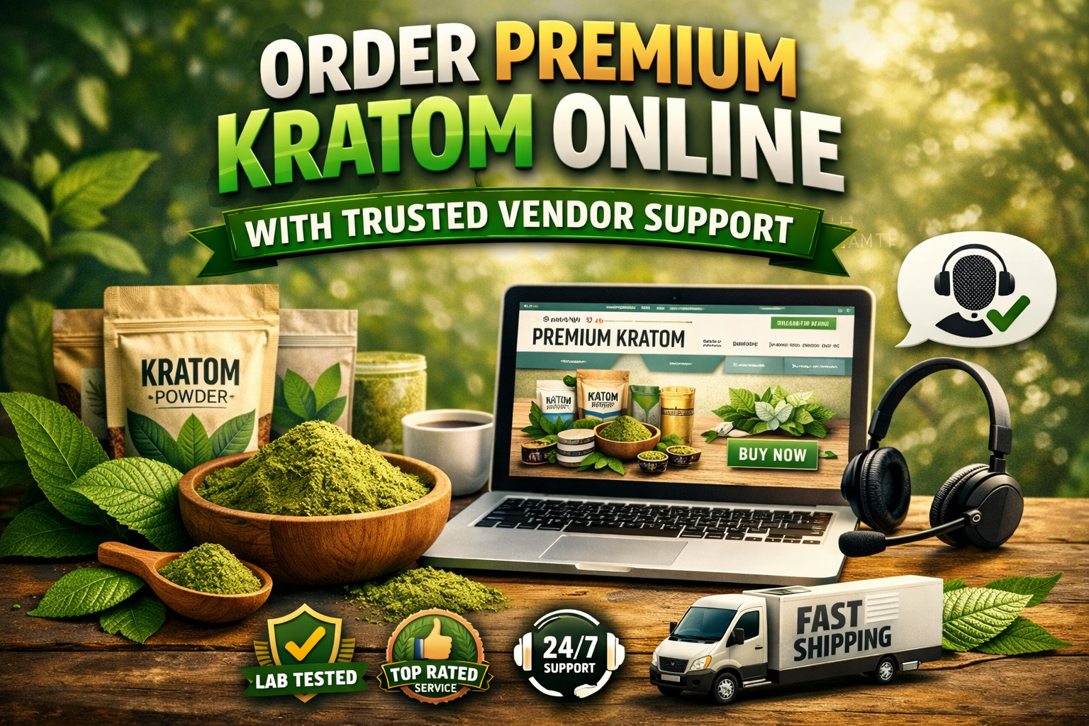 Order Premium Kratom Online With Trusted Vendor Support